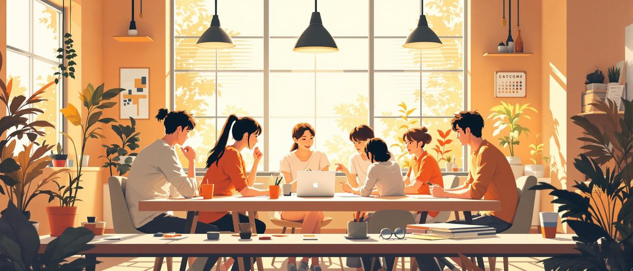 吃瓜短剧 - 公司介绍 吃瓜短剧公司介绍 - 年轻创意团队的工作场景